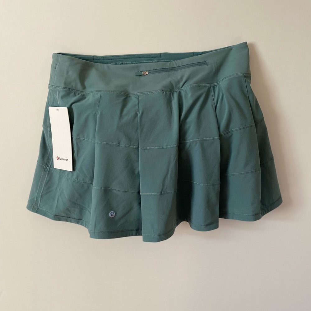 Lululemon Pace Rival Skirt *Tall Tidewater Teal - Picture 6 of 7